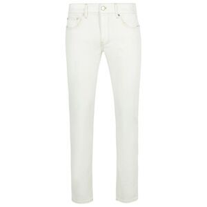 Pt05 'Swing' White Cotton Jeans Men